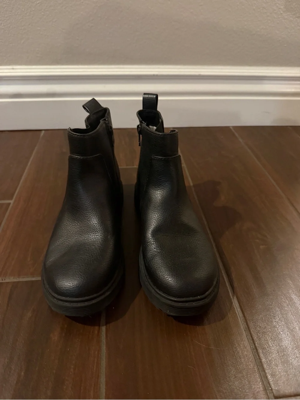 Cat & Jack Black Chelsea Kids Ankle Boots